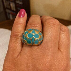 ✨Coach Enamel Ring- Size 7✨